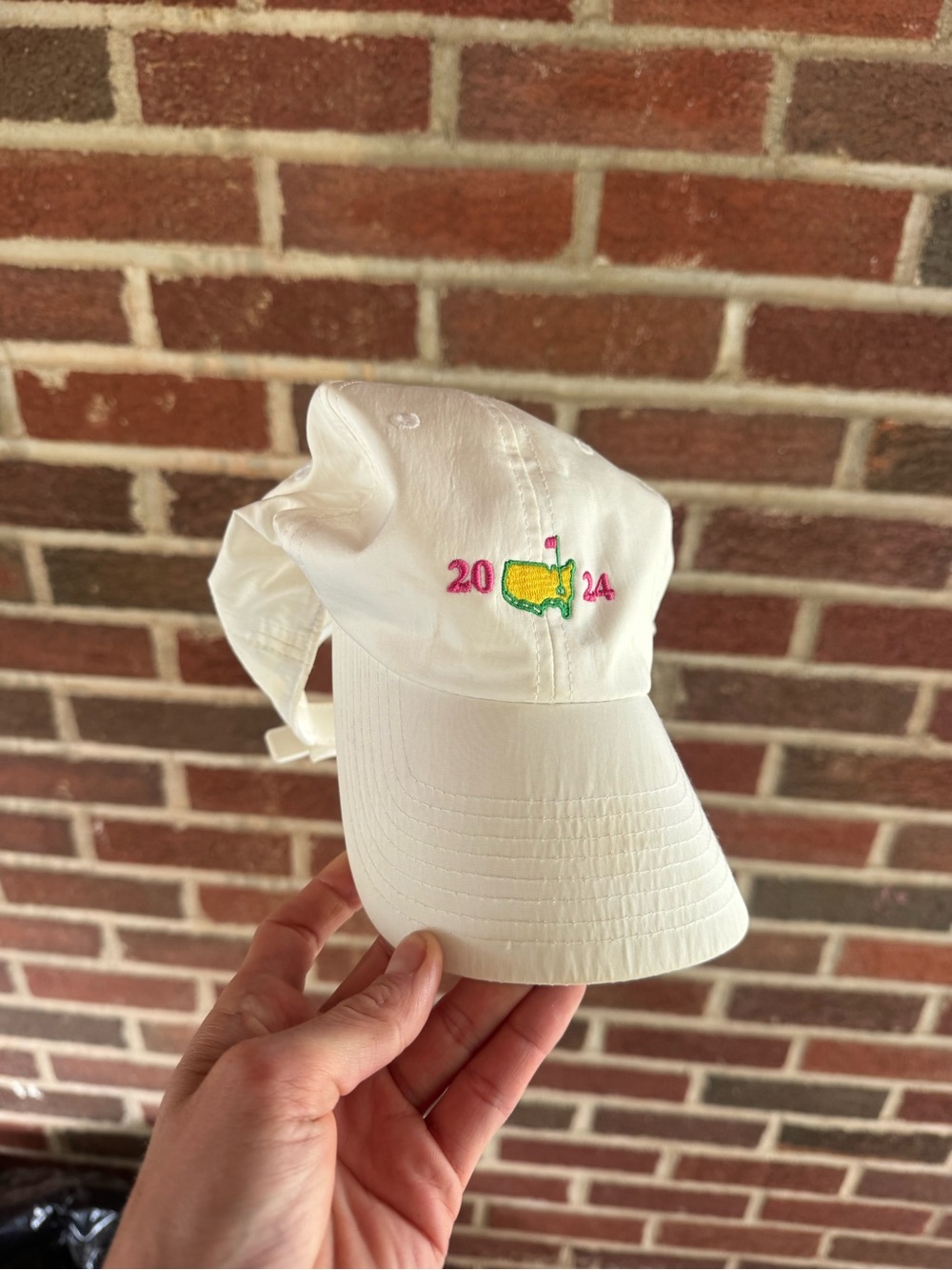 White 2024 Golf Embroidered Cap